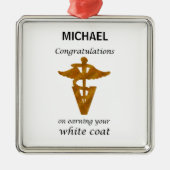 School Veterinary White Coat Ceremony Metalen Ornament (Voorkant)