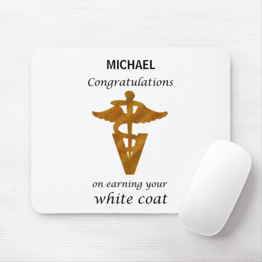 School Veterinary White Coat Ceremony Muismat (Met muis)