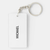 School Veterinary White Coat Ceremony Sleutelhanger (achterkant)