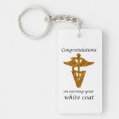 School Veterinary White Coat Ceremony Sleutelhanger (Voorkant)