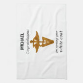 School Veterinary White Coat Ceremony Theedoek (Verticaal)