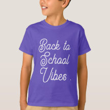 School vibs Kinderen Basic T-shirt