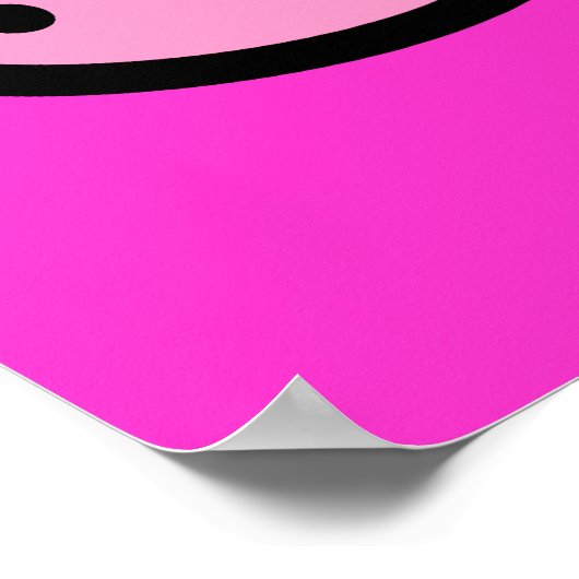 School voor Christelijke vissymbolen - Roze Poster (Hoek)