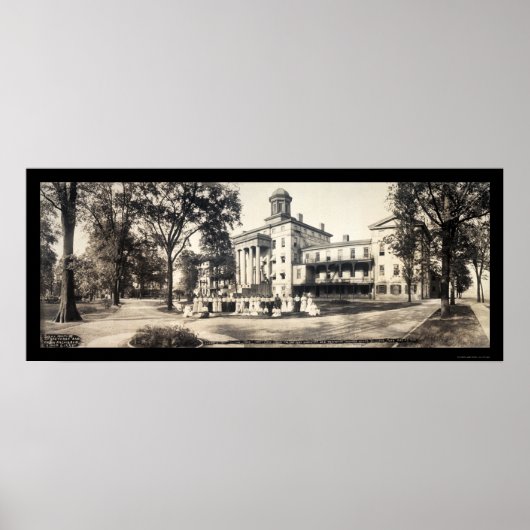 School voor doven, in Foto 1908 Poster (Voorkant)