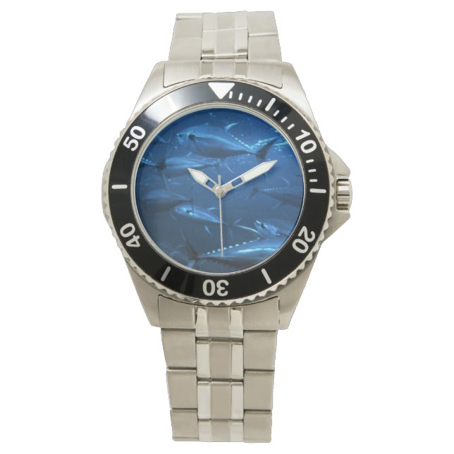 School voor geelvintonijn horloge (Voorkant)