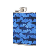 School voor grote witte haaien heupfles (Links)