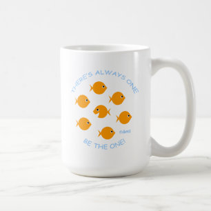 School voor Inspirerend Goldfish Teacher Motto Koffiemok