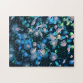 School voor kwallen, gloed in de donker legpuzzel (Horizontaal)