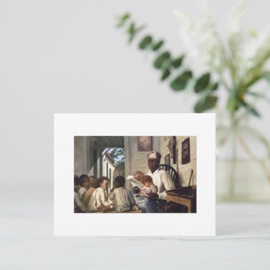 School voor Master Rafael Cordero Briefkaart (Staand voorkant)