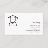 School voor onderwijs Logo Visitekaartje (Voorkant)