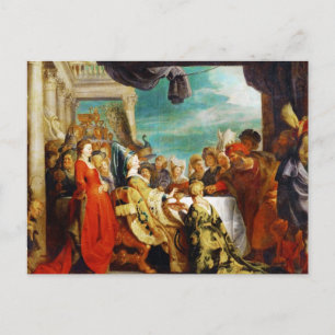 School voor Rubens - Alboin en Rosamunde Peter Pau Briefkaart