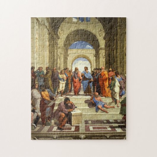 School voor schilderen in Athene Legpuzzel (Verticaal)