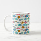School voor visblokprints koffiemok (Links)