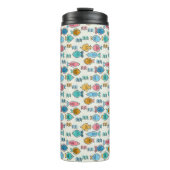 School voor visblokprints thermosbeker (Voorkant)