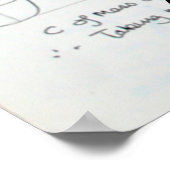 School voor wiskunde of universitair docent poster (Hoek)