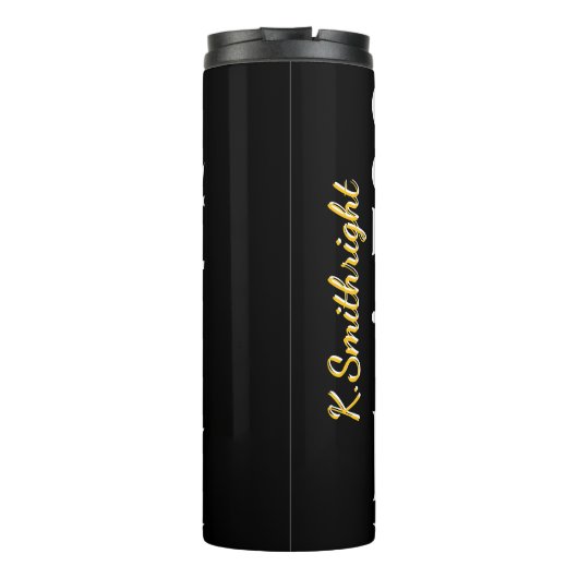 School vs Farming Grappig Quote Thermosbeker (Achterkant)