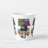 School Wasbeer Latte Mok (Voorkant)