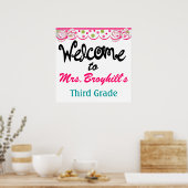 School - Welkom leraar klaslokaal - SRF Poster (Keuken)