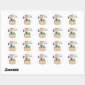 School Wetenschap Lab Sticker (Vel)