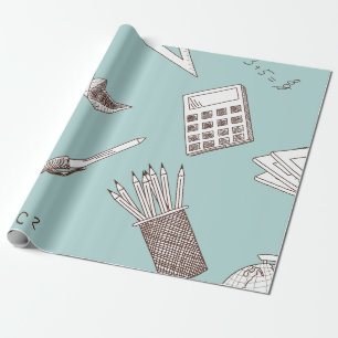 School-Wiskunde Cadeaupapier