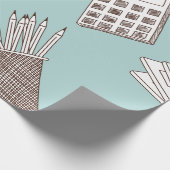 School-Wiskunde Cadeaupapier (Hoek)