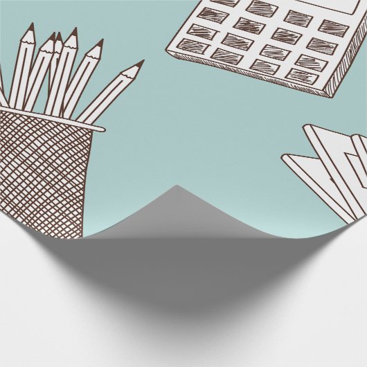 School-Wiskunde Cadeaupapier (Hoek)