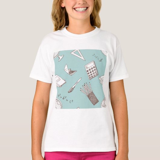 School-Wiskunde T-shirt (Voorkant)