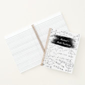 School Wiskundige Probleem het Oplossen van Notiti Notitieboek (Binnen)