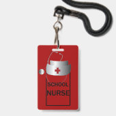 School Ziekenhuis Badge (Voorkant met koord)