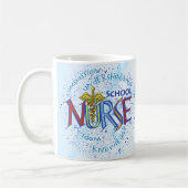School Zuster Motto Koffiemok (Links)