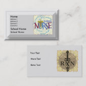 School Zuster Motto Visitekaartje (Voorkant / Achterkant)