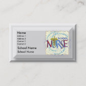 School Zuster Motto Visitekaartje (Voorkant)