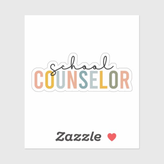 Schooladviseur, cadeau voor schooladviseur sticker (Vel)