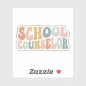 Schooladviseur, cadeau voor schooladviseur sticker (Vel)