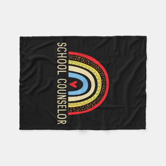 Schooladviseur - Elementaire begeleiding Fleece Deken (Voorkant (Horizontaal))
