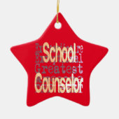 Schooladviseur-extraordinaire Keramisch Ornament (Voorkant)