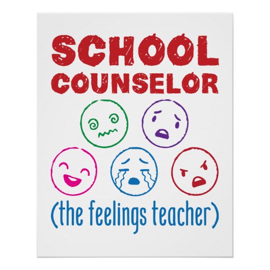 Schooladviseur (Feelings-leraar) Perfect Poster (Voorkant)
