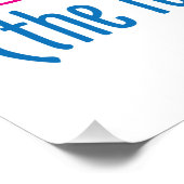 Schooladviseur (Feelings-leraar) Perfect Poster (Hoek)