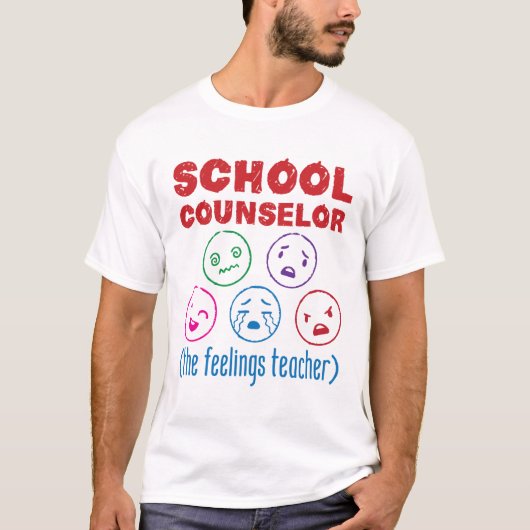 Schooladviseur (Feelings-leraar) T-shirt (Voorkant)