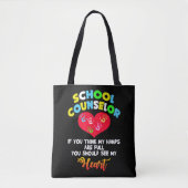 Schooladviseur Full Heart Appreciation Cadeauidee Tote Bag (Voorkant)
