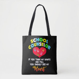 Schooladviseur Full Heart Appreciation Cadeauidee Tote Bag