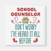 Schooladviseur Funny hoorde het al eerder Magneet (Voorkant)