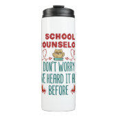 Schooladviseur Funny hoorde het al eerder Thermosbeker (Voorkant)