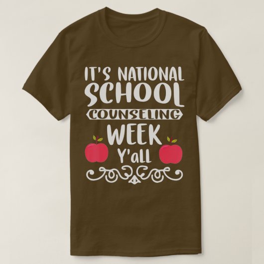 Schooladviseur Funny National School counseling T-shirt (Design voorkant)