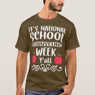 Schooladviseur Funny National School counseling T-shirt