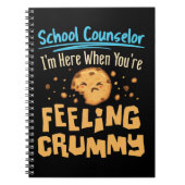 Schooladviseur hier, als je me wreed voelt notitieboek (Voorkant)