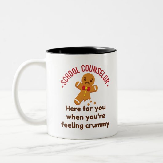 Schooladviseur hier, als je me wreed voelt tweekleurige koffiemok (Links)