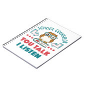 Schooladviseur Je praat dat ik luister Notitieboek (Linkerzijde)