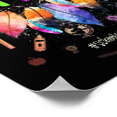 Schooladviseur Kindness Materie Cute Feather Poster (Hoek)