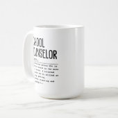 Schooladviseur Koffiemok (Voorkant links)